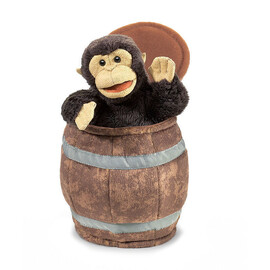 Animal Monkey In Barrel(1)