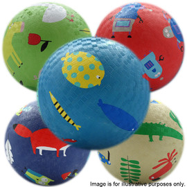 6 Assorted Playground Balls(1)