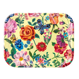 Serving tray flower yellow(1)