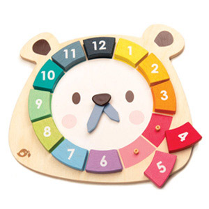 Bear Colours Clock $