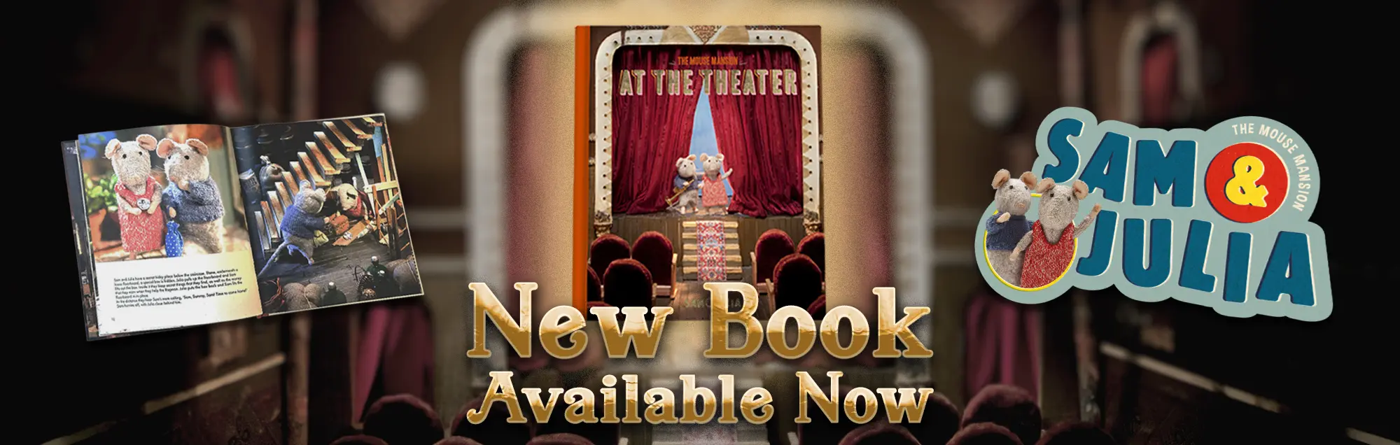 Sam & Julia - New Book - At The Theatre - Out Now!