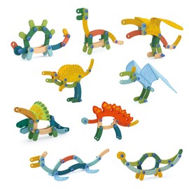 Djeco Buildo - Dinosaurs Wooden Construction Set