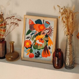 Djeco Atelier 23 - Abstract Canvas Painting Kit