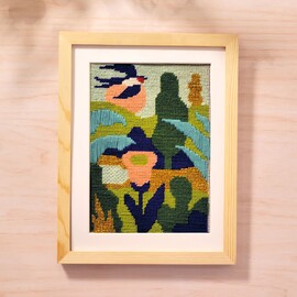 Djeco Atelier 65 – Garden Needlepoint Kit