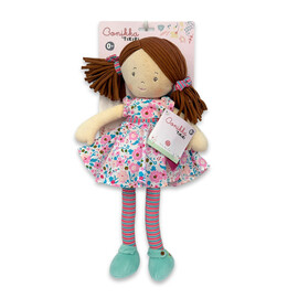 Bonikka Katy Dames Doll with Brown Hair on backing card (5168)