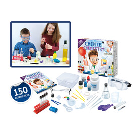 Buki France Chemistry Kit with 150 Experiments