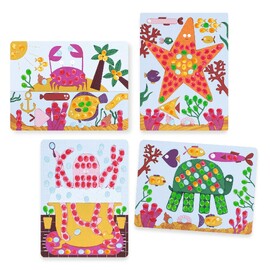 Djeco Finger Painting - Dots & Fish Art Activity