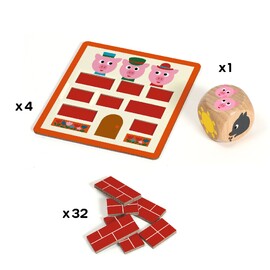 Djeco Toc Toc Bricks First Dice Game