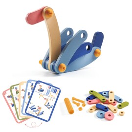 Djeco Buildo - Animals Wooden Construction Set