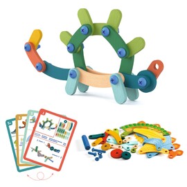 Djeco Buildo - Dinosaurs Wooden Construction Set