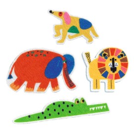 Djeco 60 Felt Stickers - Animals Everywhere!