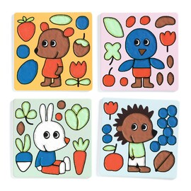 Djeco Air-dry Clay Colouring - Garden Friends