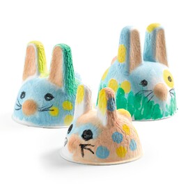 Djeco 3D Finger Painting - Bunny Trio