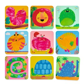 Djeco Finger Painting - Crazy Animals