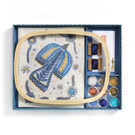 Djeco Atelier 59 – Bird Beadwork Embroidery Kit