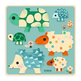 Djeco Puzz and Play Family Wooden Puzzle