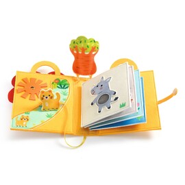 Djeco SoftiBook Lion Felt Activity Book