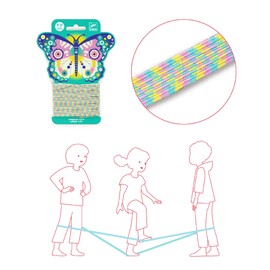 Djeco Chinese Jump Rope - Butterfly Outdoor Game