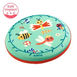 Djeco Flying Bugs Foam Throwing Disc for Kids