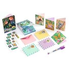 Djeco Tinou Stationery Case Garden Themed