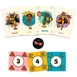 Djeco Kalyatiks Superhero Deduction Card Game