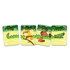 Djeco Safari Croco Risk-taking Card Players