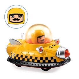 Djeco Space Taxi Crazy Motors Metal Toy Car