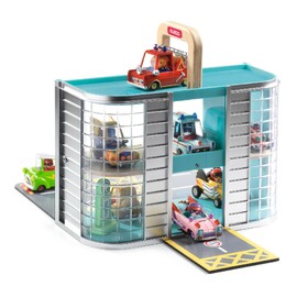 Djeco Nomad Garage Portable Crazy Motors Play Set
