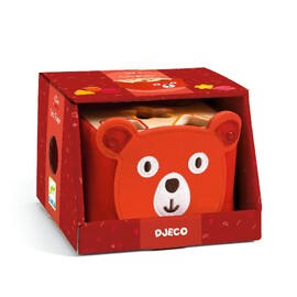 Djeco SoftiShape Wooden Shape Sorting Toy for Toddlers