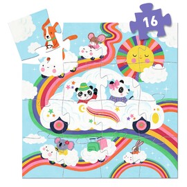 Djeco Cloud Car 16 Piece Jigsaw Puzzle