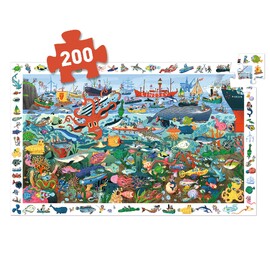 Djeco Secrets of the Sea 200 Piece Observation Puzzle