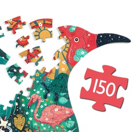 Djeco Penguin 150 Piece Silhouette Jigsaw Puzzle