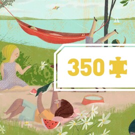 Djeco A Summers Day 350 Piece Gallery Jigsaw Puzzle