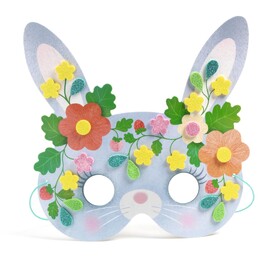 Djeco Do It Yourself Forest Animals Mosaic Mask Craft Kit