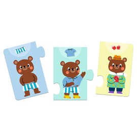 Djeco Teddy Dresses Up Sequencing Puzzle