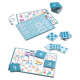 Djeco Numero Bingo Counting and Number Eduludo Game
