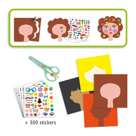 Djeco Hairdresser Stickers