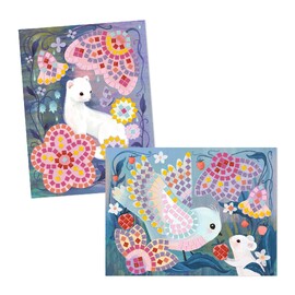 Djeco Woodland Foam Mosaic Collage Craft Kit