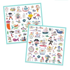 Djeco Pirate Attack! Sticker Set