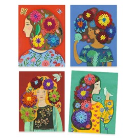 Djeco Hemisphere in Your Hair Textile Flower Craft Kit