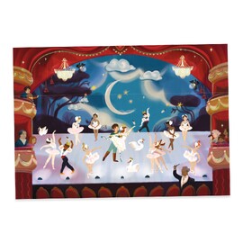 Djeco Little Ballet Dancers Rub-On Transfer Activity Set