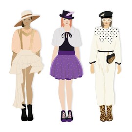 Djeco So Chic Wardrobe Fashion Styling Paper Dolls