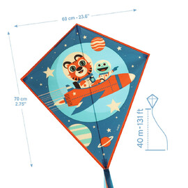 Djeco Djeco Adventure Kite 10 Pack - 3 Assorted Designs