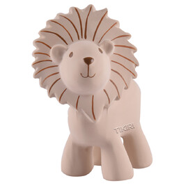 Tikiri Lion Rubber Teether Rattle & Bath Toy in Retail Box