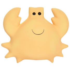 Tikiri Crab  Rubber Teether Rattle & Bath Toy in Retail Box