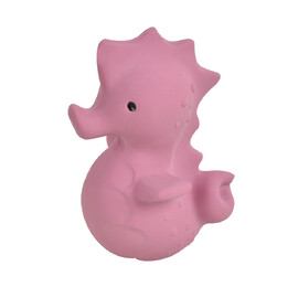 Tikiri Sea Horse  Rubber Teether Rattle & Bath Toy in Retail Box