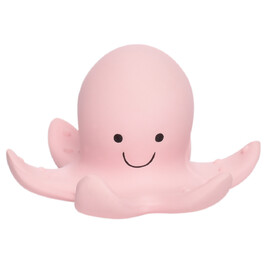 Tikiri Octopus  Rubber Teether Rattle & Bath Toy in Retail Box