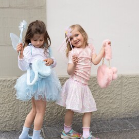 Great Pretenders Sisters Forever Furry Purse