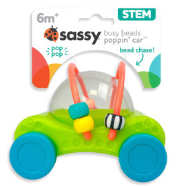 Sassy Baby Busy Beads Poppin' Car