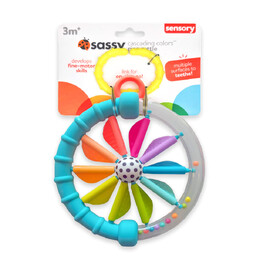Sassy Baby Cascading Colours Ring Rattle